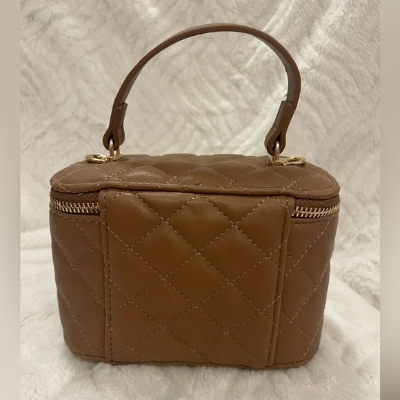 Valentino Orlandi Brown and Gold Mini Bag with Chain Strap NWOT - Picture 2 of 5